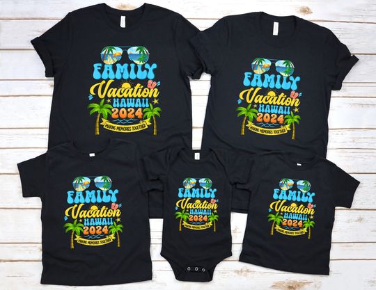 Discover Family Vacation Hawaii 2024 Matching Tshirt, Family Vacation Hawaii Matching