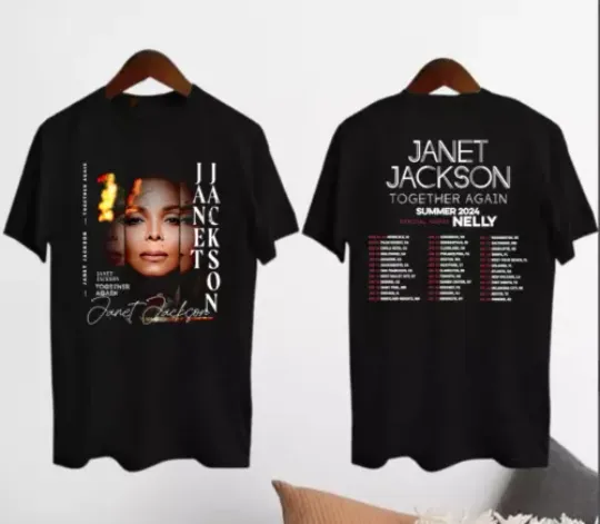 Discover 2024 Tour Janet Jackson Together Again T-Shirt