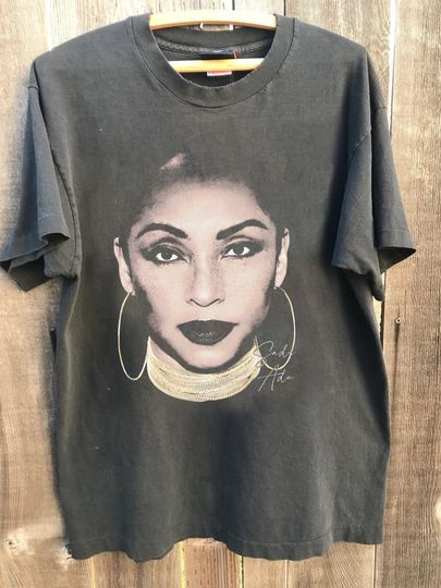 Discover Vintage Sade Adu Pop Music Tour shirt, Sade Singer Music T-Shirt, Sade Adu Album 2024