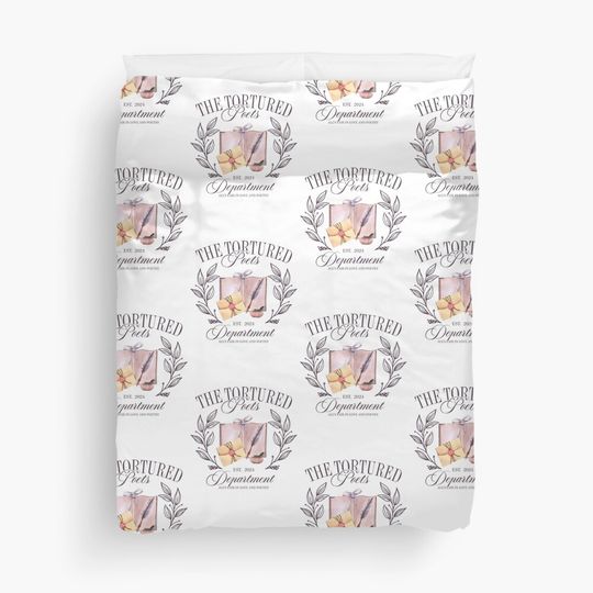 Discover The Tortured Poets Department TTPD Duvet Cover