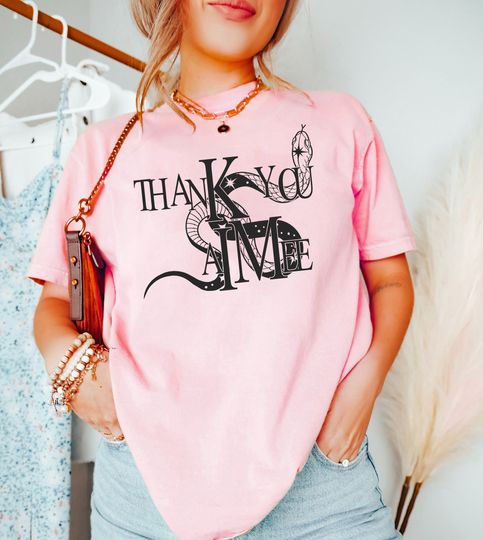 Discover Thank You Aimee Shirt, Music Merch Trendy Graphics Tee, Pop Culture Shirt