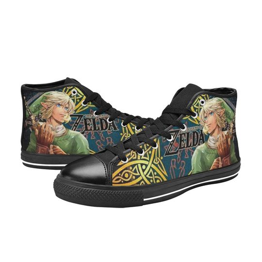 Discover The Legend of Zelda The Beauty & Beast Custom High Top Shoes Unisex Adult and Kids