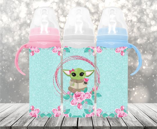 Discover 8oz. Character straight baby bottle tumbler digital download