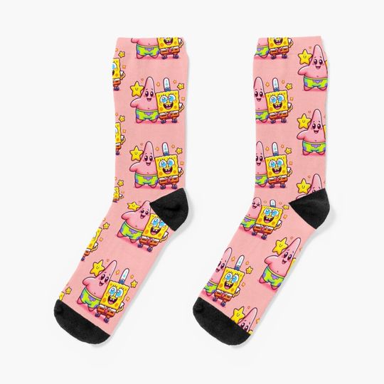 Discover Spongebob Squarepants and Patrick The Star Socks