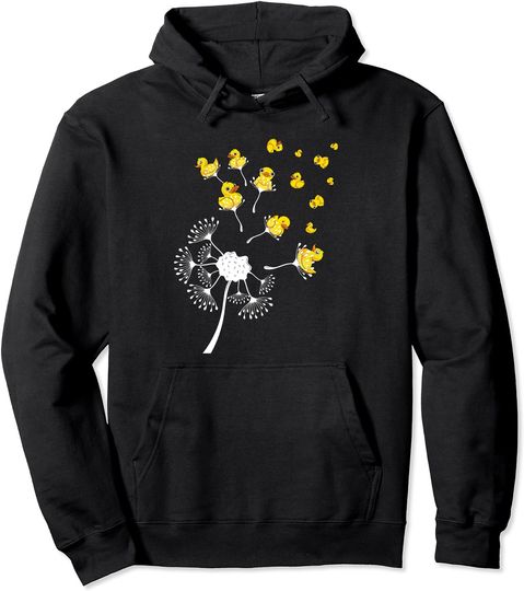 Discover Dandelion Duckling Duckie Bath Toy Ducky Funny Rubber Duck Pullover Hoodie