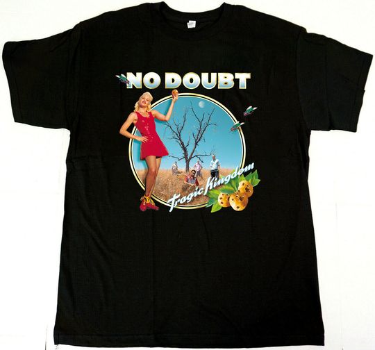 Discover NO DOUBT Tragic Kingdom American Rock Band Black Tshirt