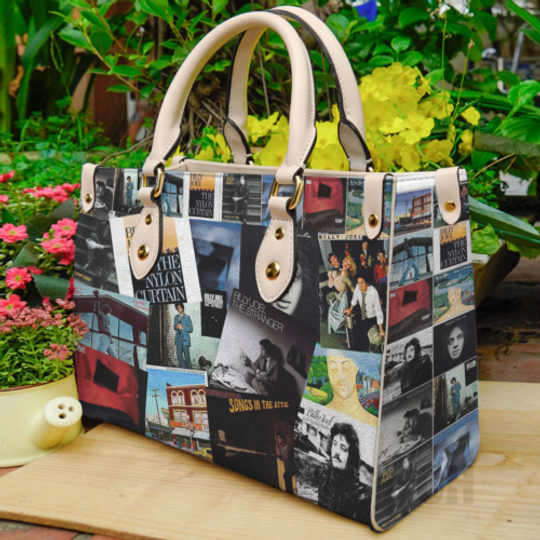 Discover Billy Joel Leather Hand Bag