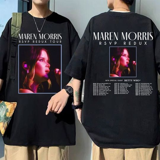 Discover Maren Morris RSVP Redux Tour 2024 Shirt