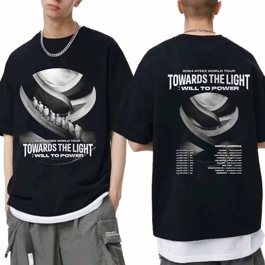 Discover ATEEZ World Tour 2024 Towards The Light Tshirt