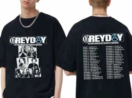 Discover Grey Day 2024 Tour Shirt, Band Unisex T-Shirt