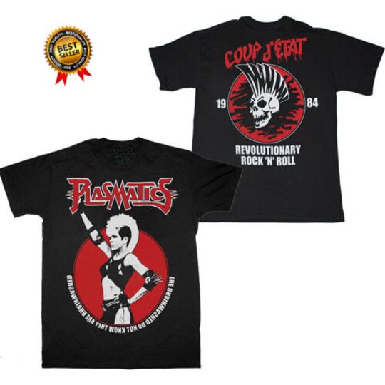 Discover Vtg Plasmatics Wendy O Williams Cotton S-5XL Unisex Black 2 Sided Shirt