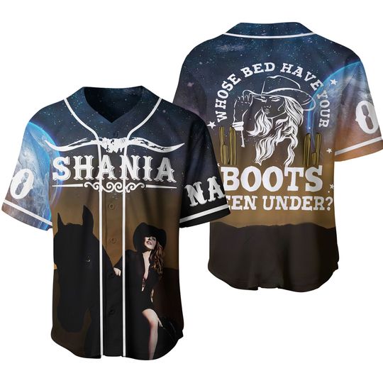 Discover Shania Twain Queen Of Me World Tour Baseball Jersey