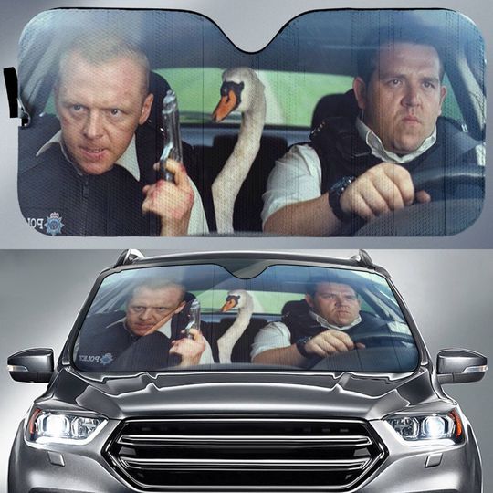 Discover Hot Fuzz Movies Car Sun Shade Hot Fuzz Car Sunshade