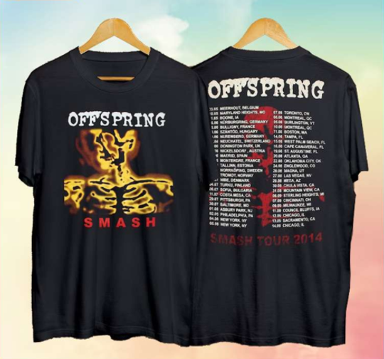 Discover The Offspring Smash Tour 2014 Short-Sleeve T-Shirt