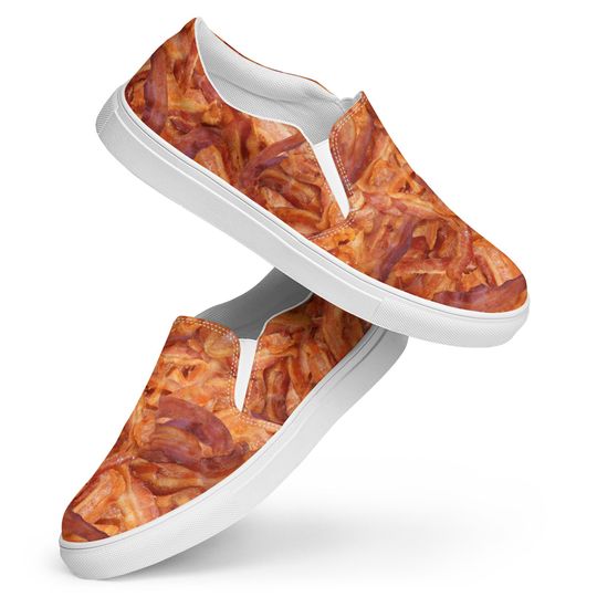 Discover Bacon Printed Casual Slip On Shoes