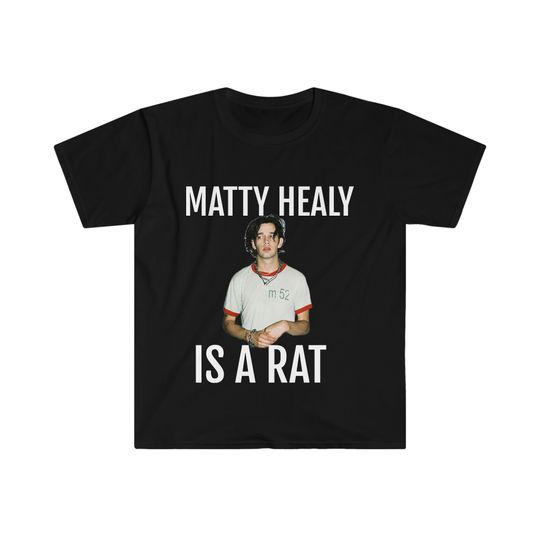 Discover Matty Healy Is A Rat The 1975 T-Shirt