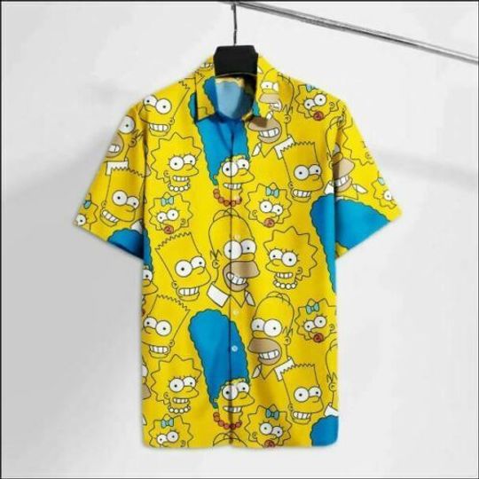 Discover The Simpsons Hawaiian Shirt, The Simpsons Button Down Shirt