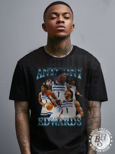 Discover Anthony Edwards 90s bootleg shirt Anthony Edwards