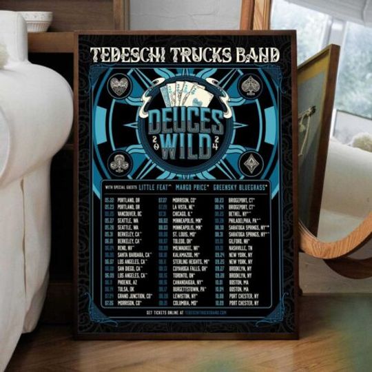 Discover Tedeschi Trucks Band Tour 2024 Poster
