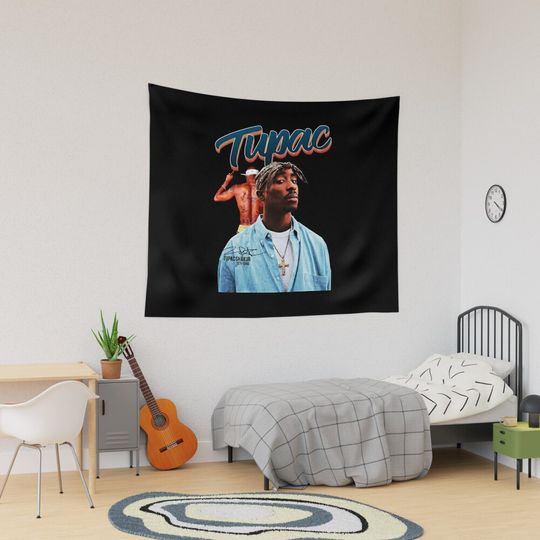 Discover Tupac 1971-1996 2pac Tupac Rap Legends Tapestry