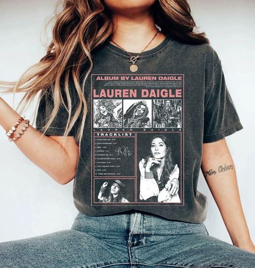 Discover Lauren Daigle Album Tracklist Cover Shirt