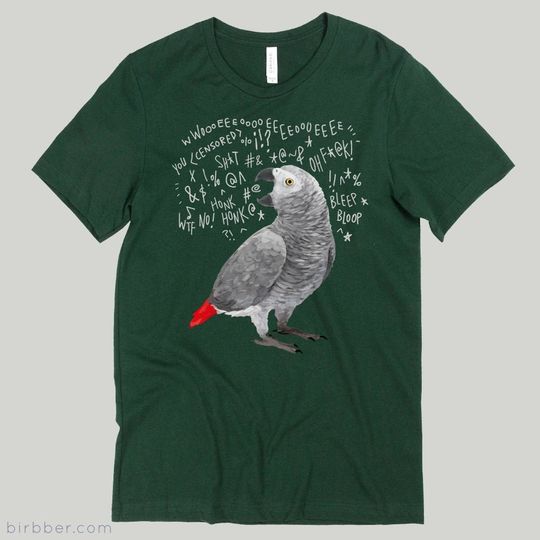 Discover Swearing African Grey Parrot T-Shirt