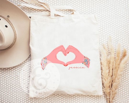 Discover Custom Friendship Bracelet Tote Bag, Concert Theme Party Tote, Swift, Merch Tote