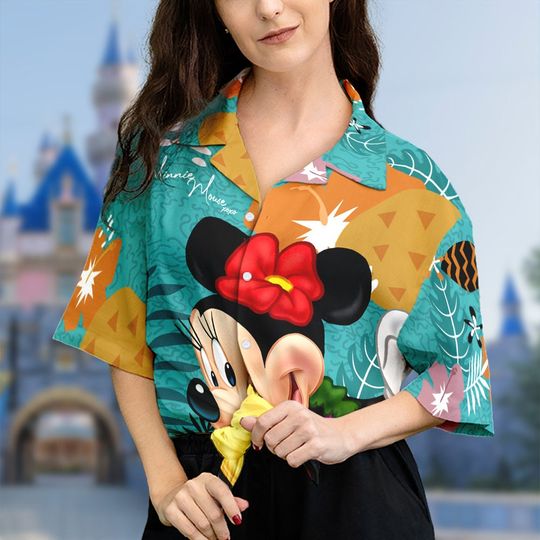Discover Mouse With Flower Hawaii Beach Shirt