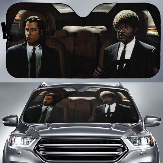Discover Pulp Fiction Movies Car Sunshade Pulp Fiction Car Sunshade
