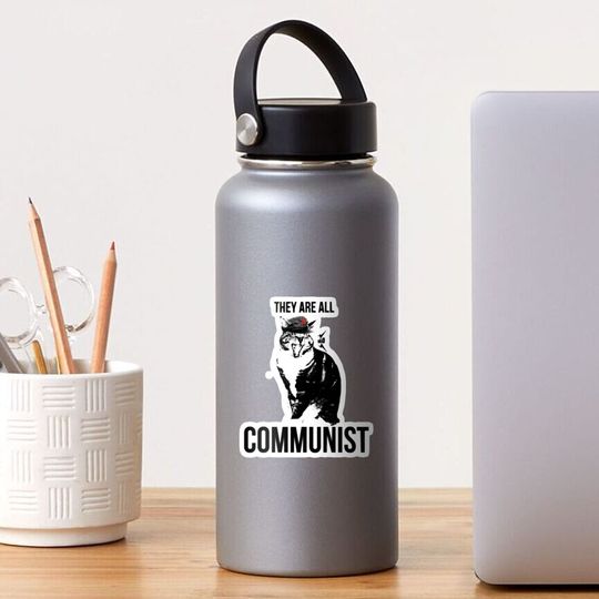 Discover All cats are Communist Sticker