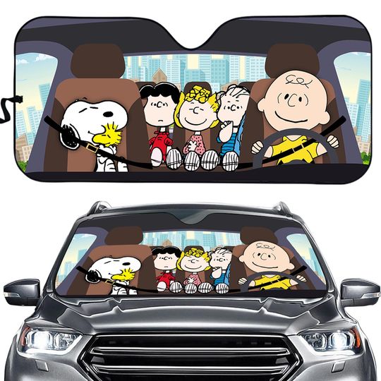 Discover Snoopyy Dog Movie Car Sun Shade