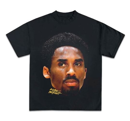 Discover Kobe Bryant Big Head Basketball T Shirt