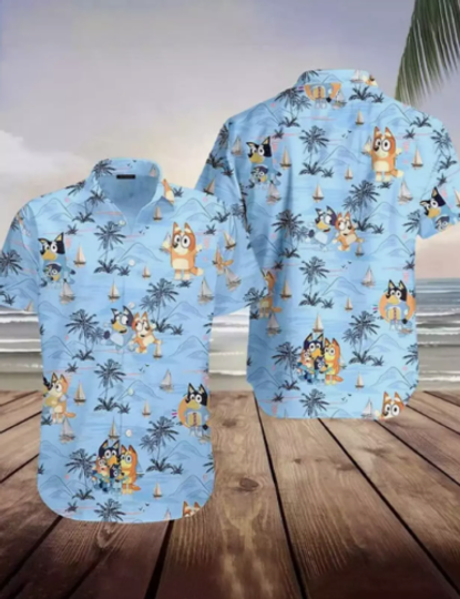Discover BlueyDad Hawaiian Shirt, BlueyDad Hawaii Shirt Aloha hawaiian shirt