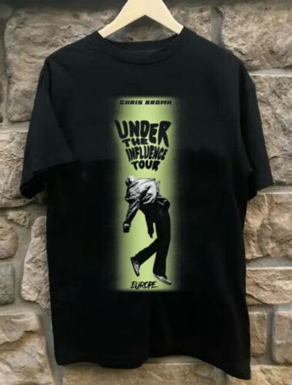 Discover Collection Chris Brown Tour 2024 Gift For Fan Black Unisex T-Shirt