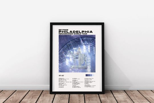 Discover Beyonce Renaissance Tour PHILADELPHIA Poster