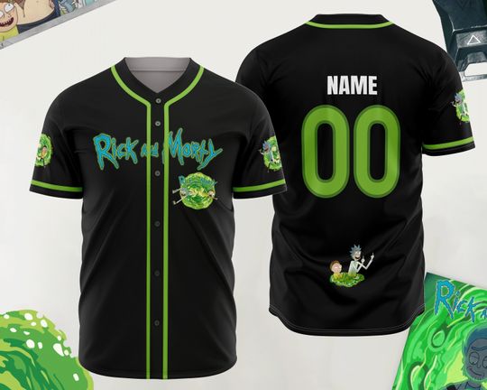 Discover Custom Baseball Jersey, Rick and Rickandmorty, r sanche Shirt, Custom Soccer Jersey