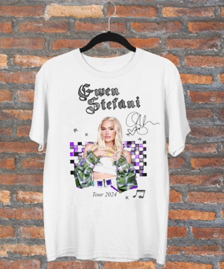 Discover Gwen Stefani Tour 2024 Gift For Fan T-shirt