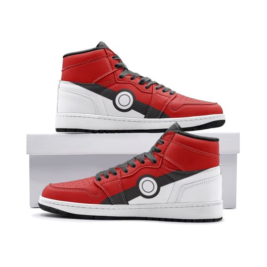 Discover Pokeball Poke-monnn Basketball Shoes | Anime Fan Sneakers