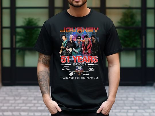 Discover Journey Shirt, Journey 51 years Thank You for Memories Shirt