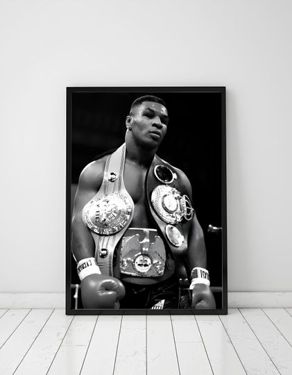 Discover Mike Tyson Print, Boxing Poster, Mike Tyson Poster