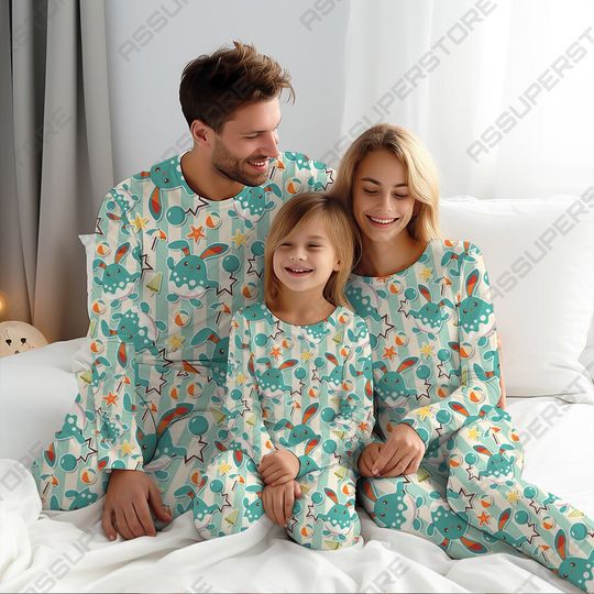Discover Marilli Cute Personalized Pajamas Set for Family Couple Gifts