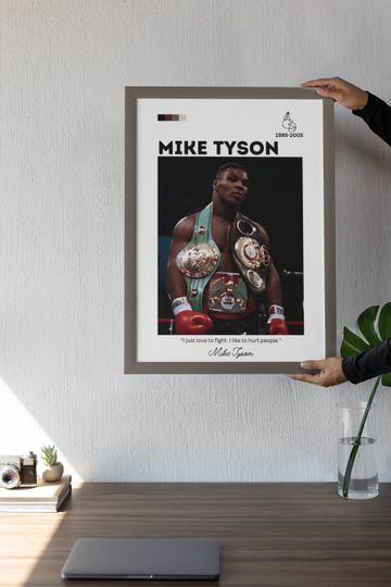 Discover Mike Tyson Poster, Mike Tyson Quote, Iron Mike Tyson Poster
