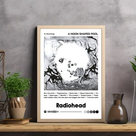 Discover Radiohead, A Moon Shaped Pool, Album Poster