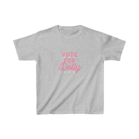 Discover Vote for Dolly Kids Heavy Cotton Tee