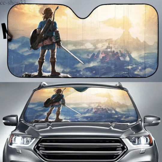 Discover The Legend of Zelda Car Sun Visor Pickup Windshield Sunshade