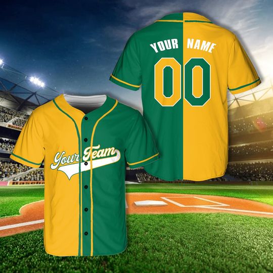 Discover Custom Two Baseball Team Personalized Baseball Team Jersey Baseball Shirt