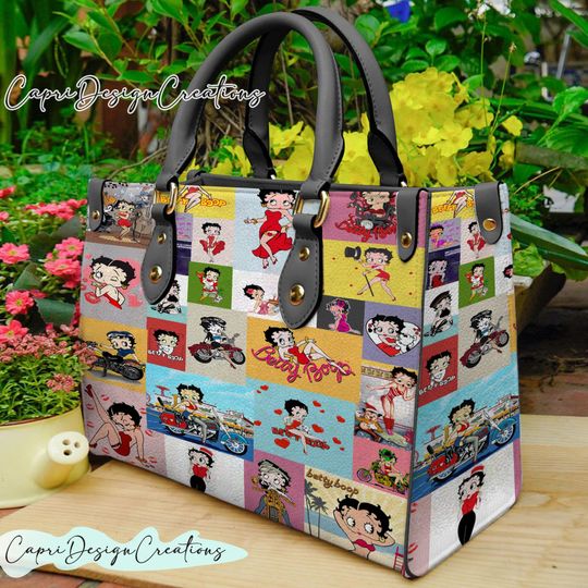 Discover Betty Boop Vintage Leather Handbag, Betty Boop Leather Shoulder Bag