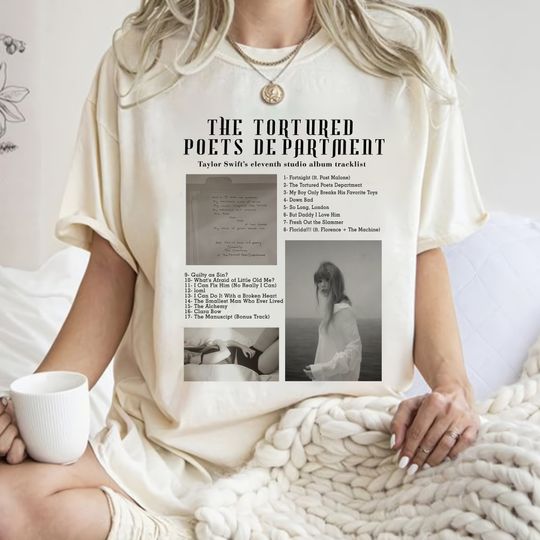 Discover The Tortured Poets Department Shirt, TTTPD Merch, Swift T-Shirt