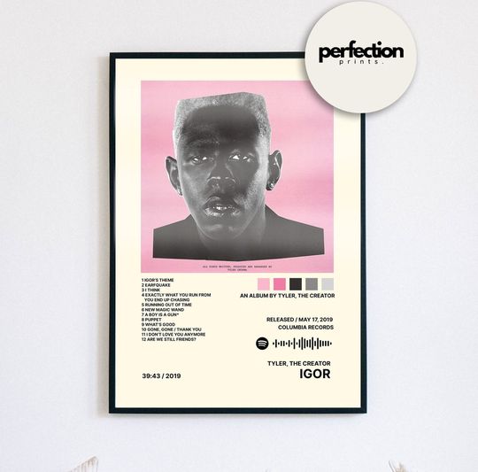 Discover Tyler the Creator IGOR Album Poster