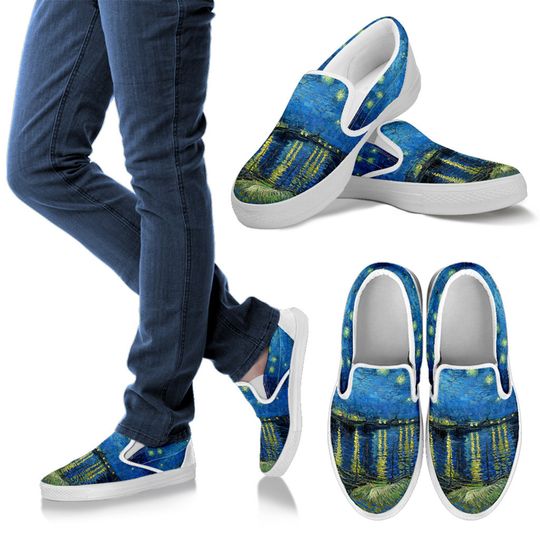 Discover Women's Starry Night Over the Rhone Casual Slip On Shoes